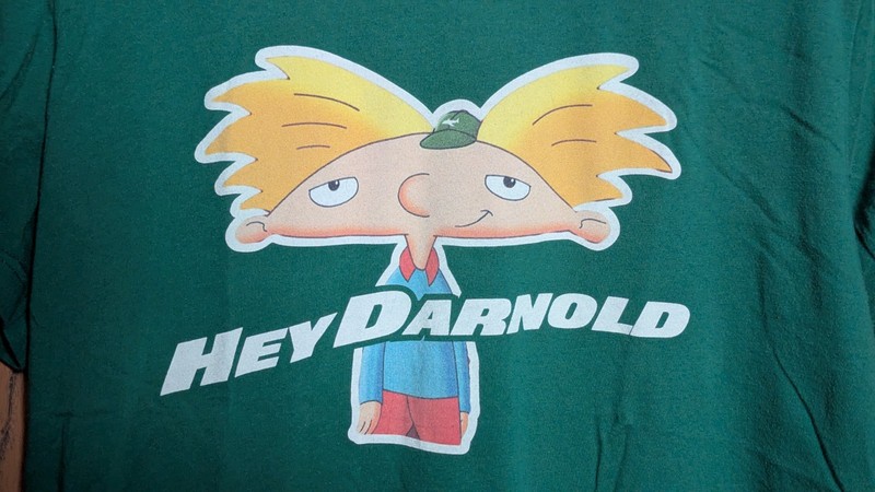 Size L/XL Barstool Sports "Hey Darnold" Sam Darnold Hey Arnold NY Jets Shirt