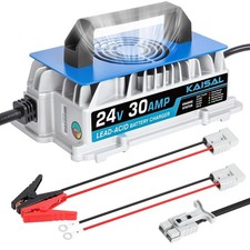 Smart 24V 30A 1250W Battery Charger for Forklift, Pallet Jack, Scissor Lift
