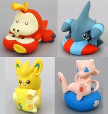 Mini Figure - Set of 4 types "Pokemon at home! Rirakushon Mascot Part 4"