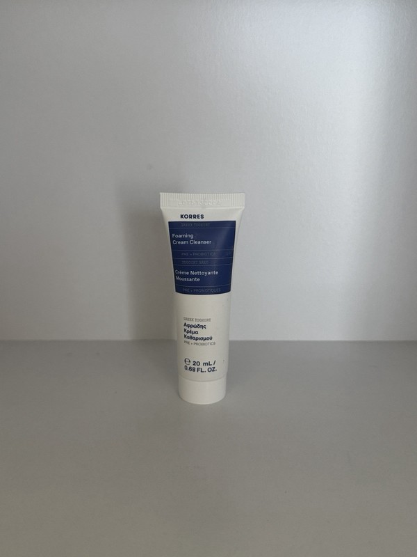 Korres Greek Yoghurt Foaming Cream Cleanser Travel Size 20mL 0.68oz NEW