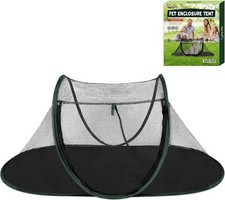 Cat Tent Outdoor, Pet Enclosure Suitable for Cats and M, Dark Green