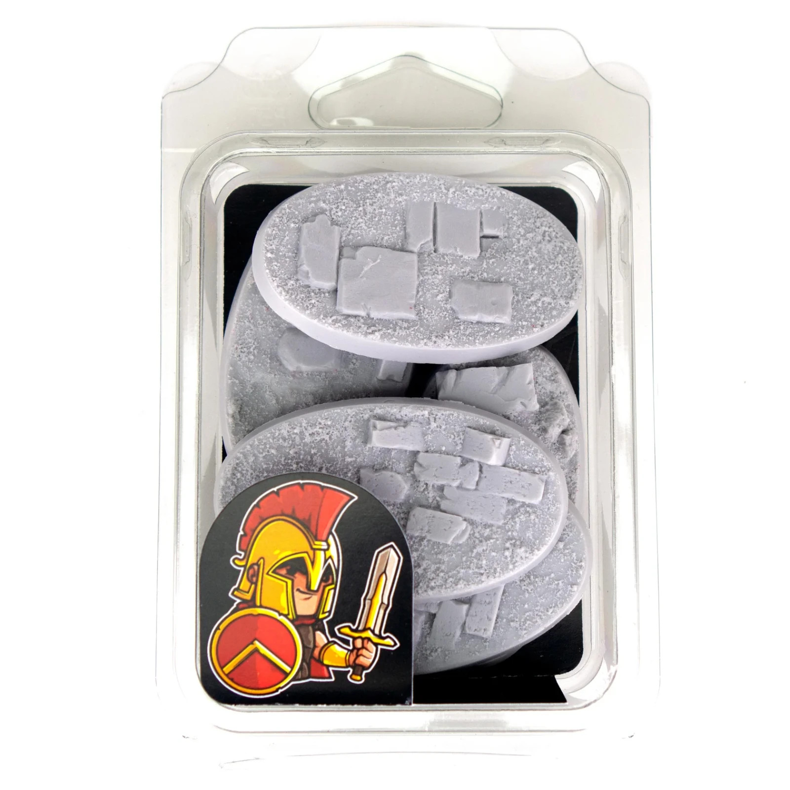 Stone Ruins 65mm x 35mm x 5 Oval (A) - Scenic Bases - Legend Games