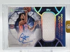 2025-26 Topps 3 Chaz Lanier Rookie Relics Auto Gold Game Worn 3 Color Patch /49