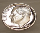 1962 Gem CAMEO Proof Dime EYE CANDY 90% Silver Blazing Original Luster#1101 ~ 5