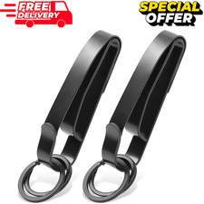 Duty Belt Key Holder, 2 Pack Improved Quick Release Key Holder with Key Ring fre