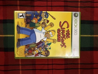 The Simpsons Game Xbox 360 Complete Case & Disc EA Multiplayer T NTSC-U/C 2007