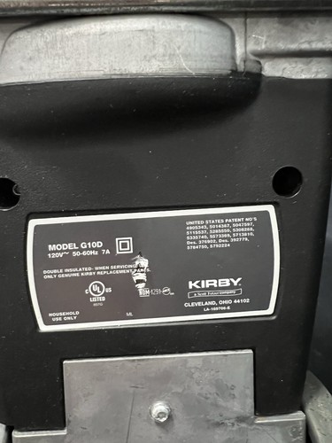 Kirby AVALIR 2 G10D Upright VACUUM CLEANER & SHAMPOOER Read Description - Picture 12 of 24