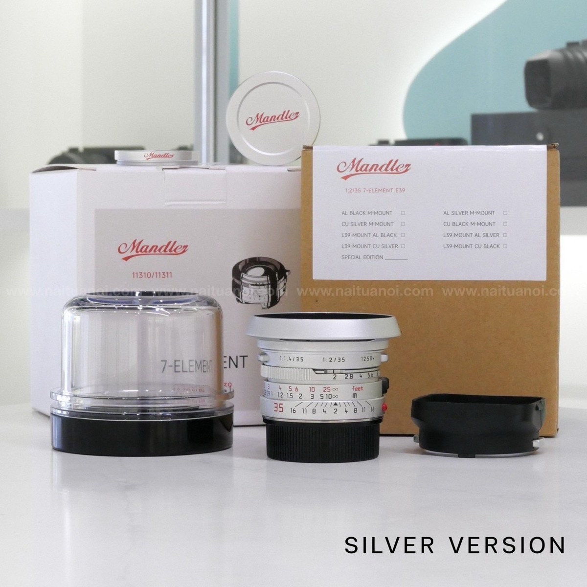 Brand New!!! Mandler 35mm F2 Silver – Bonus Hood x2 | Classic