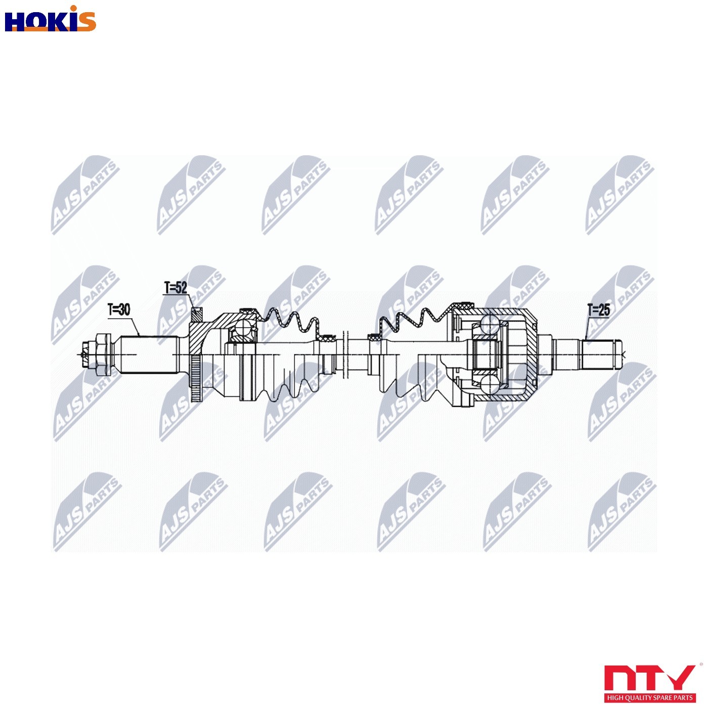 Rear Right NTY NPW-HY-623 Drive Shaft for HYUNDAI,KIA - Image 8