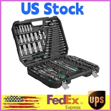 216-Piece Socket Spanner Tool Set with Storage Container Household Hand Tool Kit