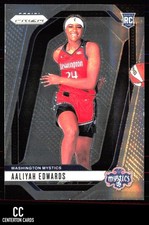 2024 Panini Prizm WNBA #142 Aaliyah Edwards RC Washington Mystics
