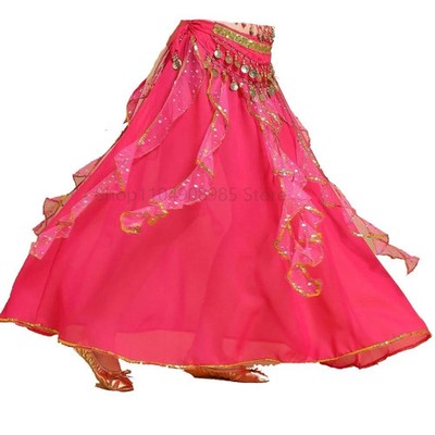 red Blue belly dance arab dancer costume Women girl india arabic adults indian B