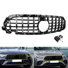 Chrom GT Panamericana stil Kühlergrill gitter für Mercedes-Benz E W213 2020-2023