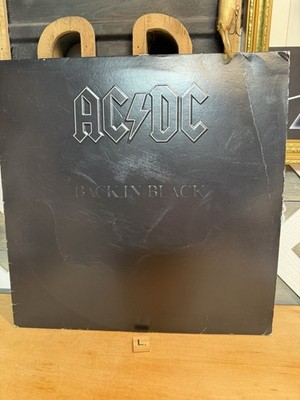 AC/DC Back In Black 2003 180g Remastered LP Columbia E 80207 VG/VG
