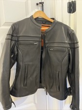 First Classics Leather Motorcycle Jacket Size...