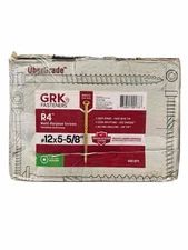 GRK Fasteners 600 Pieces R4 Multipurpose Screws #12 x 5-5/8" 00173 ESR-3201