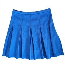 Vintage 1970s Catalina Sportswear Blue Pleated Tennis Skirt Size 9/10