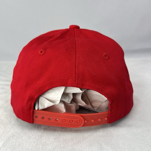 Milwaukee Power Tools Embroidered Logo Adjustable Baseball Hat Cap Red New - Picture 4 of 8