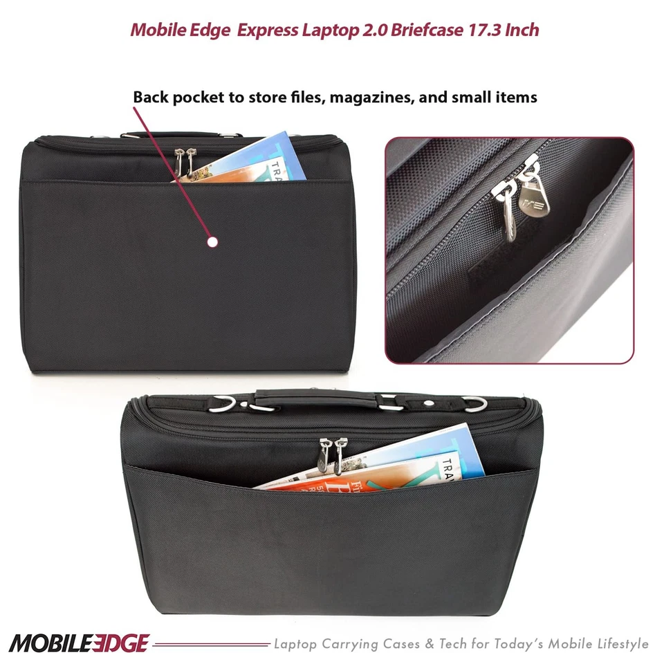 Bolsa maleta Express 2.0 laptop computador com alça para homens e , serve até... - Imagem 4 de 4