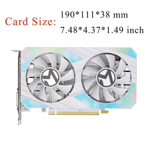 AMD Radeon RX 580 8GB 2048SP GDDR5 Computer Video Graphics Card GPU for PC Gamin - Afbeelding 6 van 6