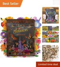 Drought-Tolerant Wildflower Seeds for Butterfly Gardens - 100,000  Mix