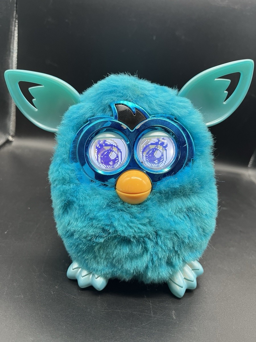 Rare 2012 Furby Boom Special Edition Blue Metallic Chrome Hasbro