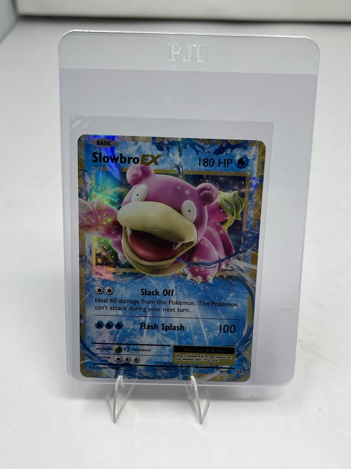 Pokemon: Slowbro EX #26/108 Ultra Rare XY Evolutions 2016 Holo Rare - NM - E57
