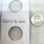 1950 D WASHINGTON QUARTER SILVER COIN Mint BU