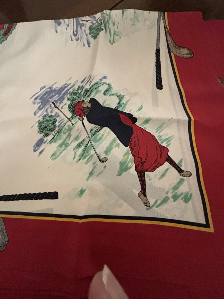 Golf seda coleccionable de colección que representa a hombres y mujeres golfistas Foto 3 de 4