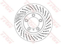 1 X Bremsscheibe TRW DF6541S FüR Porsche 911 911 Cabriolet