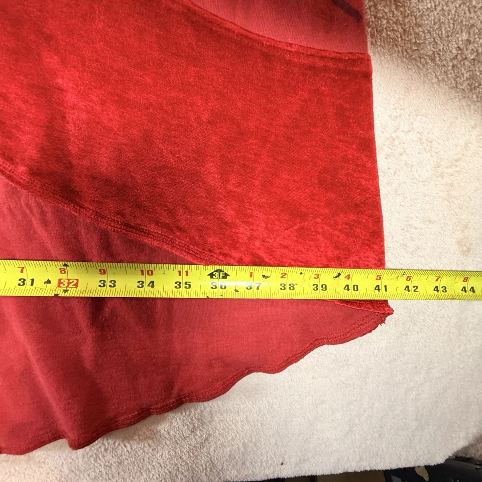 Chaleco Blue Fish Barclay para mujer 1 jersey rojo terciopelo algodón orgánico de colección Foto 2 de 4