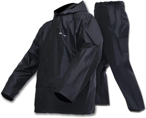 Traje Impermeable EVA Unisex Chaqueta y Pantalon Lluvia Ligero de Proteccion image 2