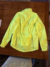 muddy fox cycling jacket high visibility waterproof. -size small age 9/10