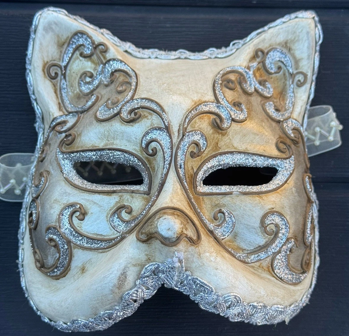 Máscara De Mascarada Thmyo Couples Veneciana Cortada Con Láser Negra - Venta Internacional Mkp 747061634