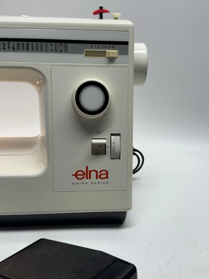 VINTAGE Elna 1600 Electronic Control Sewing Machine - Image 3 of 4