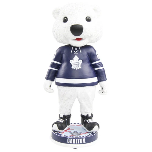 Carlton the Bear Toronto Maple Leafs Knucklehead Bobblehead NHL