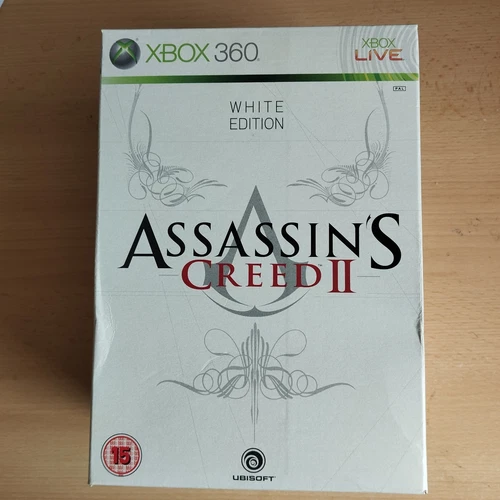 Assassins Creed II (2) - Le jeu Xbox 360 édition blanche est encore scellé.
