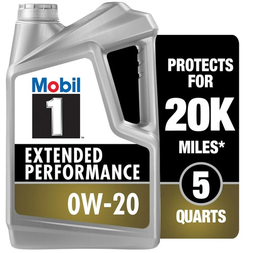 Mobil 1 Extended Performance Full Synthetic Motor Oil 0W20, 5 Quart eBay