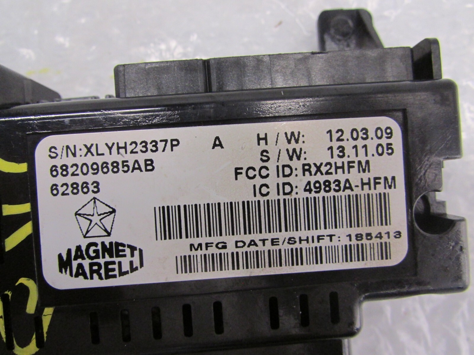2014-2017MASERATI QUATTROPORTE TELEMATIC COMMUNICATION CONTROL MODULE 68209685AB