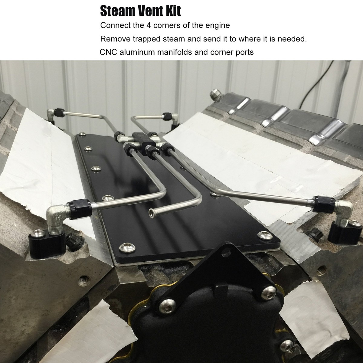 Ls3 Steam Line Kit Steam Radiator Air Vent 5.3 Turbo Kit Ls Engine Steam Vents LS Coolant ...