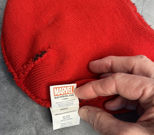 Spiderman Knit Cap Marvel Kids Size M - Picture 5 of 5