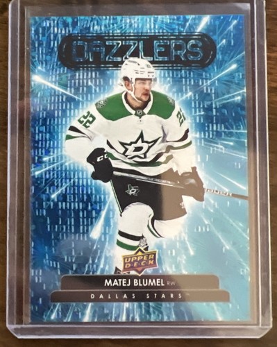 2022-23 Upper Deck Extended Series Dazzlers Blue Matej Blumel #DZ-112 Rookie RC
