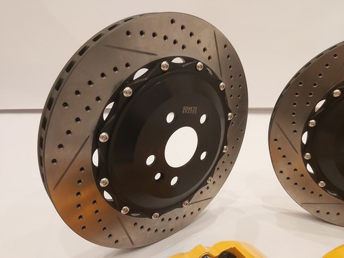 Kit de discos de freno grandes delanteros Maserati Granturismo Grancabrio 380 mm SIMETI - Imagen 4 de 6
