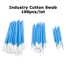100pcs Industry Cotton Micro Swab Cleaning Tools Nonwoven Anti-static Dust Off