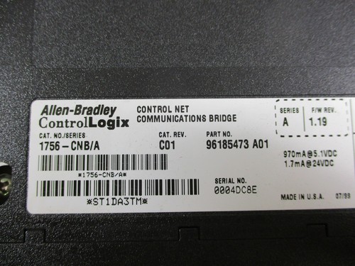 Allen Bradley 1756-CNB SERIES A ControlLogix Communications Bridge - Picture 5 of 5