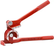 180° Tube Bender Pipe Bender for 1/4", 5/16", 3/8", 3-In-1 for Soft Copper Alumi