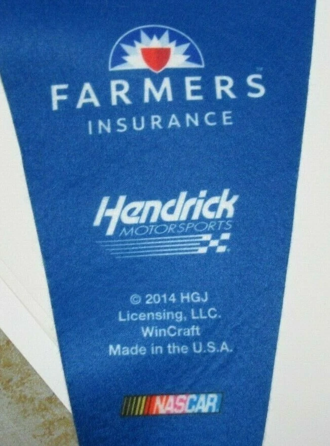 Kasey Kahne #5 Farmers Insurance NASCAR Pennant - Imagem 2 de 3