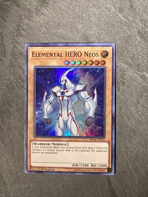 Yu-Gi-Oh! TCG Elemental HERO Neos Shadows in Valhalla SHVA-EN031 1st Edition -NM