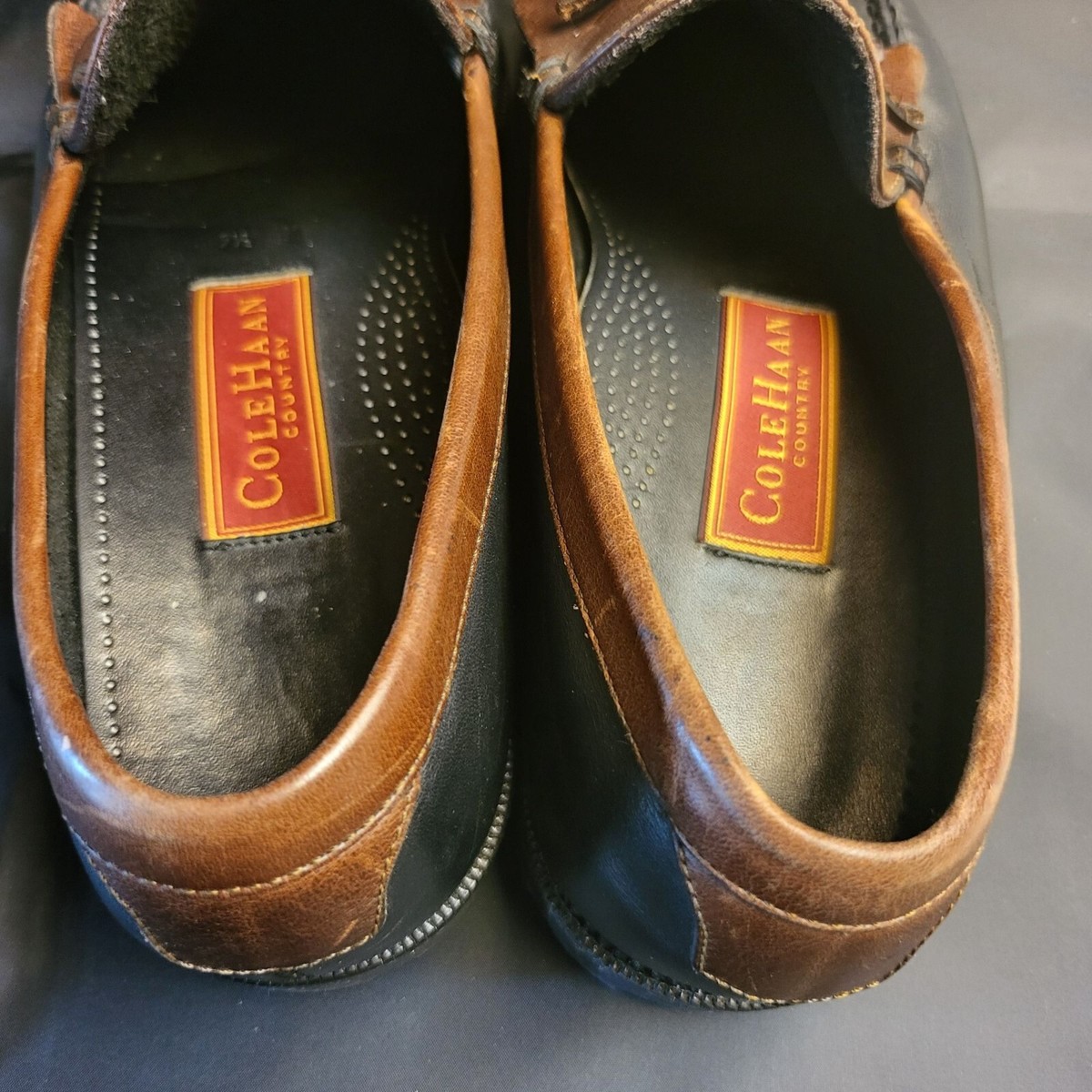 Cole Haan Country Tassel Loafers Brown Leather 9.5 D Vintage Mexico, genuine 1980` Natural Brown Cole Haan Country Designer All Leather  main image 2