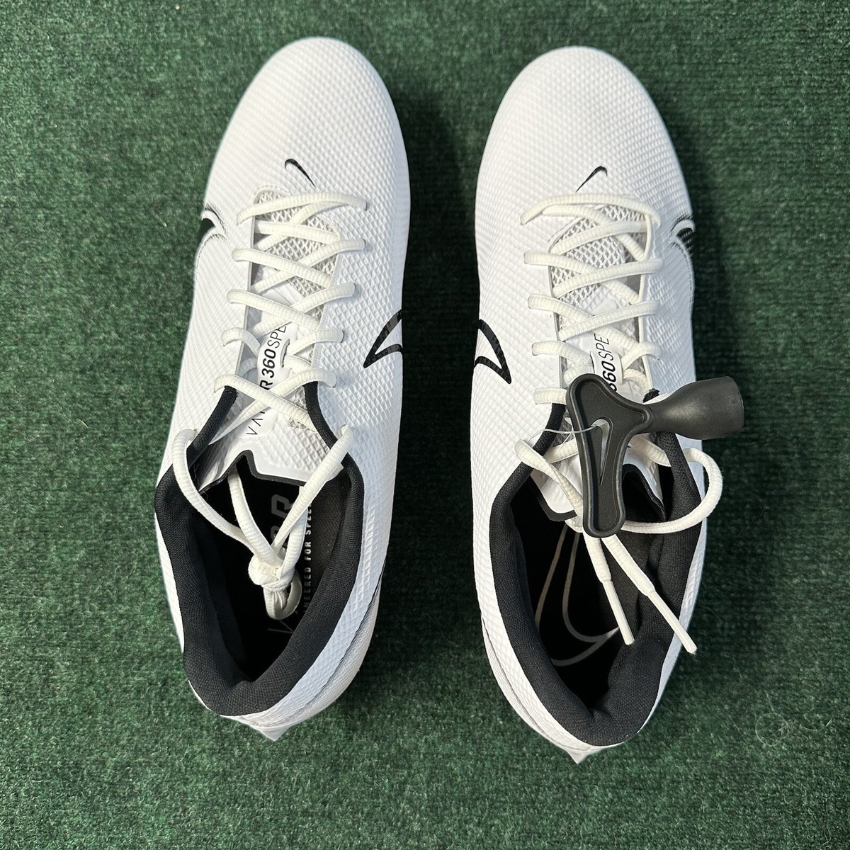 Nike Vapor Edge Speed 360 Detachable Football Cleats White  display picture 2